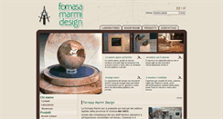 Desktop Screenshot of fornasamarmi.com